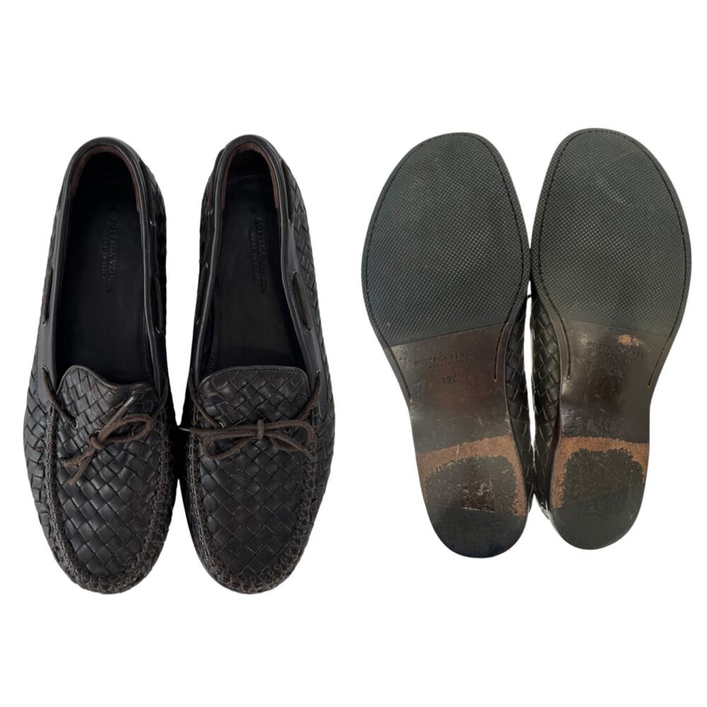 Bottega Veneta Intrecciato Leather Loafers - Picture 5 of 7